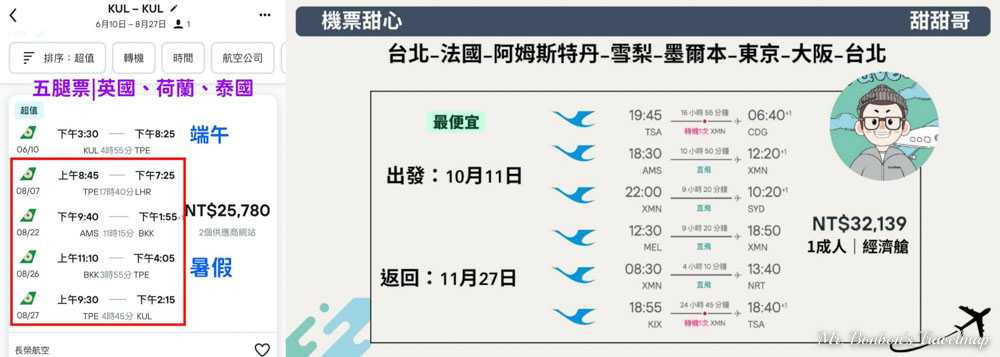 航線搜尋神器：如何運用Flightconnections規劃完美的旅遊路線！ @機票甜心甜甜哥