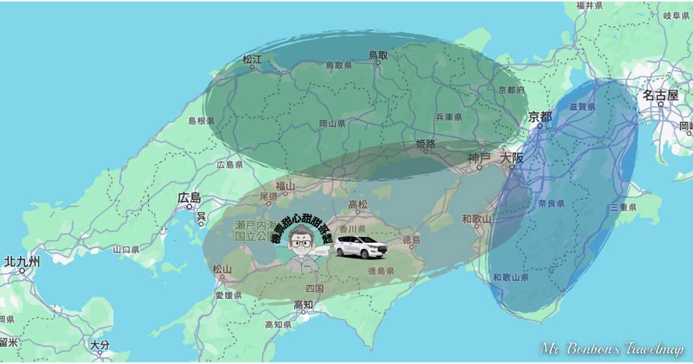 便宜又省錢、好康不藏私，日本租車好選擇：Karunori Car輕鬆租車攻略與租借心得！ @機票甜心甜甜哥